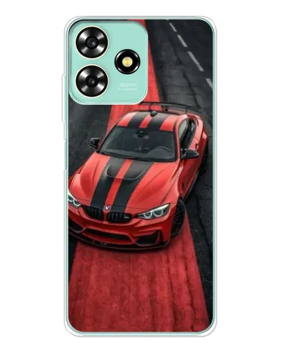 Чехол для ZTE Blade A73 с картинкой «BMW на красной дорожке»