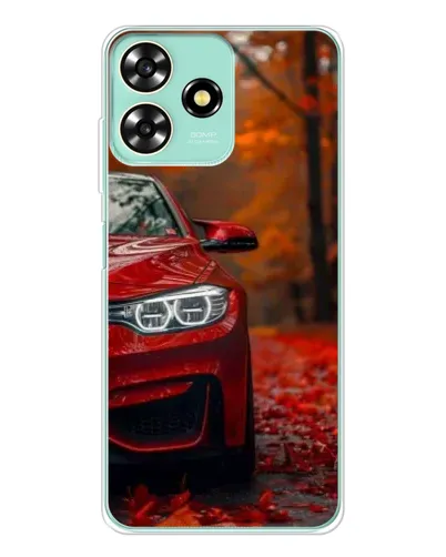 Чехол для ZTE Blade A73 с картинкой «Осенняя BMW M4»