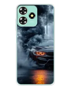 Чехол для ZTE Blade A73 с картинкой «BMW M-Power — абстракция» Чехол для ZTE Blade A73 с картинкой «BMW M-Power — абстракция»