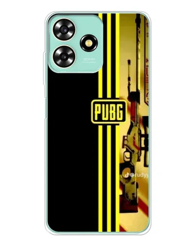 Чехол для ZTE Blade A73 с картинкой «PUBG — камуфляжный шлем»