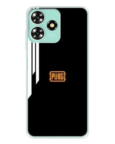 Чехол для ZTE Blade A73 с картинкой «PUBG — вертикальные линии»