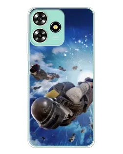 Чехол для ZTE Blade A73 с картинкой «Десант PUBG — прыжок» Чехол для ZTE Blade A73 с картинкой «Десант PUBG — прыжок»