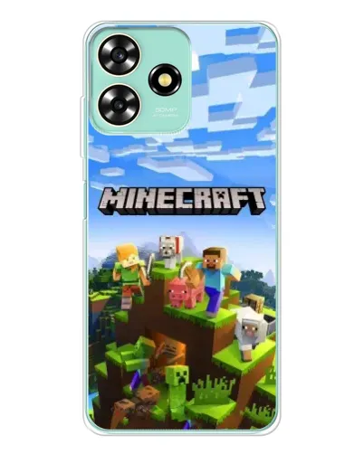 Чехол для ZTE Blade A73 с картинкой «Minecraft классический мир» Чехол для ZTE Blade A73 с картинкой «Minecraft классический мир»