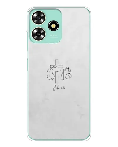 Чохол для ZTE Blade A73 з картинкою «Івана 3:16 Хрест» Чохол для ZTE Blade A73 з картинкою «Івана 3:16 Хрест»