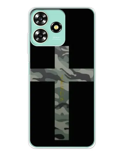 Чохол для ZTE Blade A73 з картинкою «Мілітарі Хрест» Чохол для ZTE Blade A73 з картинкою «Мілітарі Хрест»