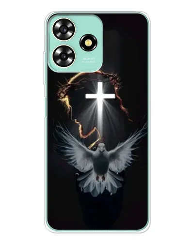 Чохол для ZTE Blade A73 з картинкою «Голуб та Світло» Чохол для ZTE Blade A73 з картинкою «Голуб та Світло»