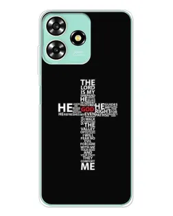 Чехол для ZTE Blade A73 с картинкой «Текстовый крест» Чехол для ZTE Blade A73 с картинкой «Текстовый крест»