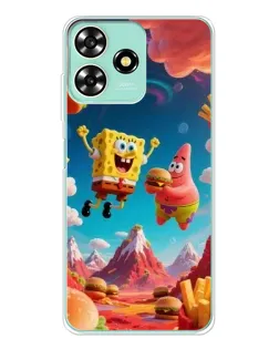 Чехол для ZTE Blade A73 с картинкой «Космический фастфуд» Чехол для ZTE Blade A73 с картинкой «Космический фастфуд»