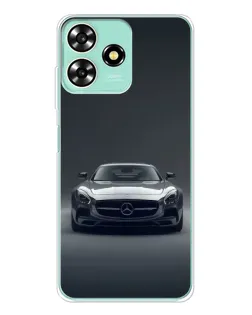 Чехол для ZTE Blade A73 с картинкой «Mercedes на черном» Чехол для ZTE Blade A73 с картинкой «Mercedes на черном»