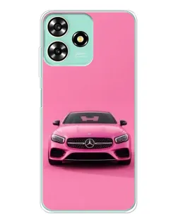Чехол для ZTE Blade A73 с картинкой «Розовый Mercedes AMG» Чехол для ZTE Blade A73 с картинкой «Розовый Mercedes AMG»