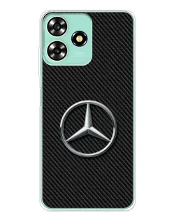 Чехол для ZTE Blade A73 с картинкой «Карбоновый Mercedes стиль» Чехол для ZTE Blade A73 с картинкой «Карбоновый Mercedes стиль»