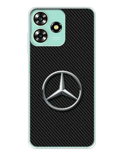 Чехол для ZTE Blade A73 с картинкой «Карбоновый Mercedes стиль» Чехол для ZTE Blade A73 с картинкой «Карбоновый Mercedes стиль»