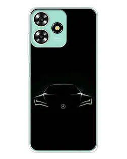 Чехол для ZTE Blade A73 с картинкой «Mercedes — силуэт авто» Чехол для ZTE Blade A73 с картинкой «Mercedes — силуэт авто»