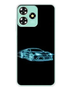 Чехол для ZTE Blade A73 с картинкой «Неоновый контур Lamborghini» Чехол для ZTE Blade A73 с картинкой «Неоновый контур Lamborghini»