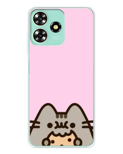 Чехол для ZTE Blade A73 с картинкой «Pusheen и печенье» Чехол для ZTE Blade A73 с картинкой «Pusheen и печенье»