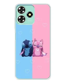 Чохол для ZTE Blade A73 з картинкою «Stitch та Angel Love» Чохол для ZTE Blade A73 з картинкою «Stitch та Angel Love»