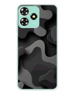 Чехол для ZTE Blade A73 с картинкой «Темный абстрактный камуфляж» Чехол для ZTE Blade A73 с картинкой «Темный абстрактный камуфляж»