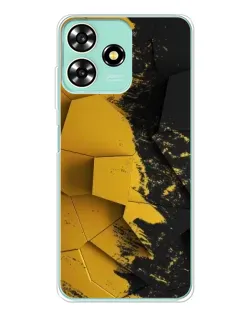 Чехол для ZTE Blade A73 с картинкой «Золотые осколки геометрии» Чехол для ZTE Blade A73 с картинкой «Золотые осколки геометрии»