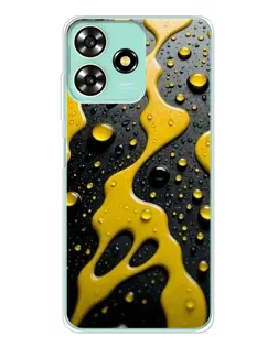 Чехол для ZTE Blade A73 с картинкой «Жидкое желтое золото» Чехол для ZTE Blade A73 с картинкой «Жидкое желтое золото»