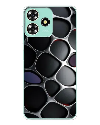 Чохол для ZTE Blade A73 з картинкою «Об'ємна темна решітка» Чохол для ZTE Blade A73 з картинкою «Об'ємна темна решітка»