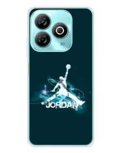 Чехол для ZTE Blade A75 с картинкой «Jordan Blue Fire» Чехол для ZTE Blade A75 с картинкой «Jordan Blue Fire»