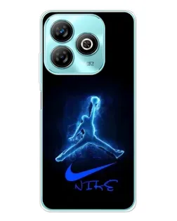 Чехол для ZTE Blade A75 с картинкой «Jordan Neon Blue» Чехол для ZTE Blade A75 с картинкой «Jordan Neon Blue»