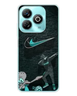 Чохол для ZTE Blade A75 з картинкою «Спортивний арт Nike»