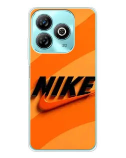 Чохол для ZTE Blade A75 з картинкою «Помаранчевий драйв Nike»