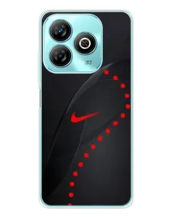 Чехол для ZTE Blade A75 с картинкой «Абстрактный дизайн Nike»
