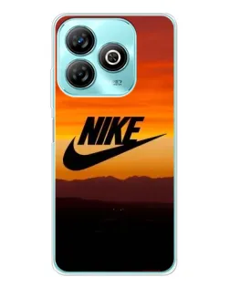 Чехол для ZTE Blade A75 с картинкой «Nike — вечерний горизонт»