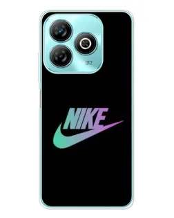Чехол для ZTE Blade A75 с картинкой «Nike — городская ночь»