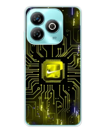 Чехол для ZTE Blade A75 с картинкой «Nike — золотая искра» Чехол для ZTE Blade A75 с картинкой «Nike — золотая искра»