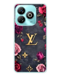 Чохол для ZTE Blade A75 з картинкою «Квітковий Louis Vuitton»