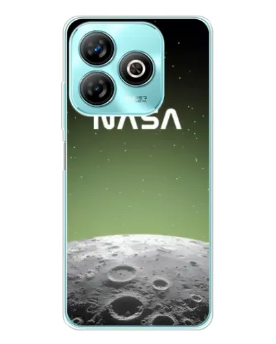 Чехол для ZTE Blade A75 с картинкой «NASA — лунный градиент»