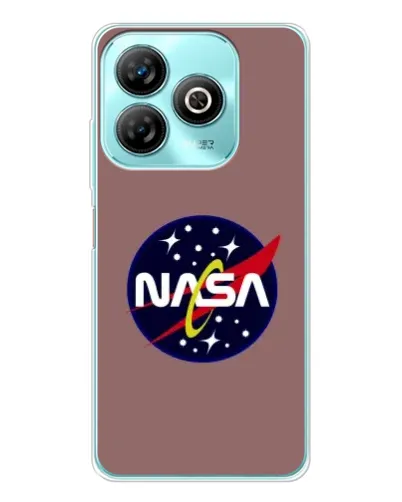 Чехол для ZTE Blade A75 с картинкой «NASA — ретро космос»