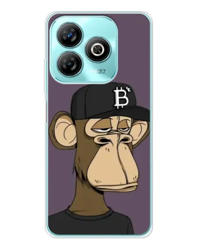 Чехол для ZTE Blade A75 с картинкой «Bored Ape в кепке» Чехол для ZTE Blade A75 с картинкой «Bored Ape в кепке»