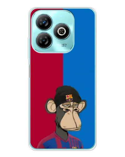 Чехол для ZTE Blade A75 с картинкой «Bored Ape — фанат Барсы» Чехол для ZTE Blade A75 с картинкой «Bored Ape — фанат Барсы»