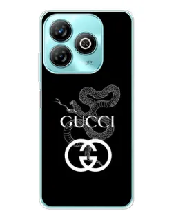 Чохол для ZTE Blade A75 з картинкою «Gucci — срібна змія» Чохол для ZTE Blade A75 з картинкою «Gucci — срібна змія»