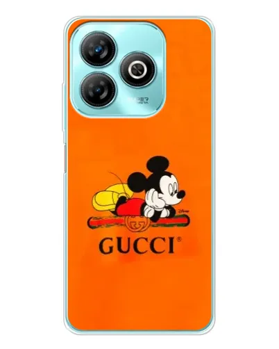 Чехол для ZTE Blade A75 с картинкой «Микки Маус Gucci — оранж» Чехол для ZTE Blade A75 с картинкой «Микки Маус Gucci — оранж»