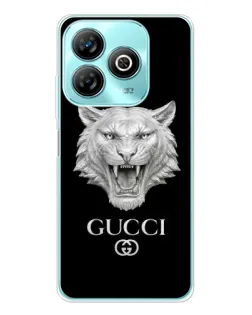Чохол для ZTE Blade A75 з картинкою «Gucci — срібний лев» Чохол для ZTE Blade A75 з картинкою «Gucci — срібний лев»