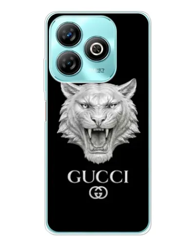 Чехол для ZTE Blade A75 с картинкой «Gucci — серебряный лев» Чехол для ZTE Blade A75 с картинкой «Gucci — серебряный лев»