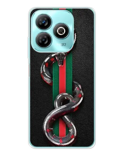 Чехол для ZTE Blade A75 с картинкой «Gucci — змея на полосе» Чехол для ZTE Blade A75 с картинкой «Gucci — змея на полосе»