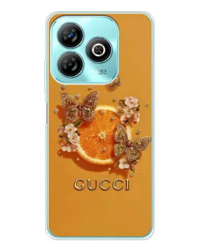 Чехол для ZTE Blade A75 с картинкой «Gucci — золотые бабочки» Чехол для ZTE Blade A75 с картинкой «Gucci — золотые бабочки»