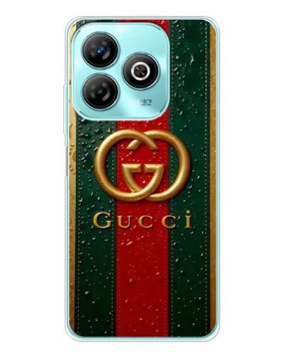 Чехол для ZTE Blade A75 с картинкой «Gucci — фирменная полоса и золото» Чехол для ZTE Blade A75 с картинкой «Gucci — фирменная полоса и золото»