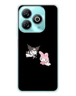 Чехол для ZTE Blade A75 с картинкой «My Melody и Kuromi»