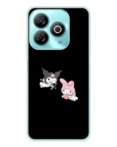 Чехол для ZTE Blade A75 с картинкой «My Melody и Kuromi» Чехол для ZTE Blade A75 с картинкой «My Melody и Kuromi»