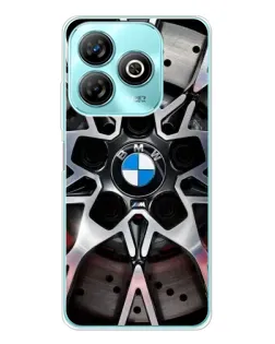 Чехол для ZTE Blade A75 с картинкой «BMW — деталь диска»