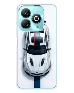 Чехол для ZTE Blade A75 с картинкой «Вид сверху — BMW M»
