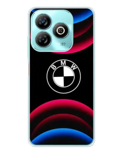 Чехол для ZTE Blade A75 с картинкой «Логотип BMW и неоновые дуги» Чехол для ZTE Blade A75 с картинкой «Логотип BMW и неоновые дуги»
