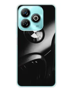 Чехол для ZTE Blade A75 с картинкой «Эмблема BMW — макро»
